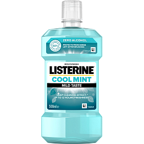 Listerine Zero Cool Mint ústní voda bez alkoholu, 500 ml