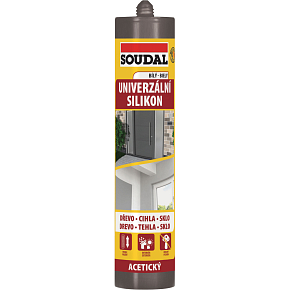 Soudal univerzální silikon, bílý, 280 ml Soudal univerzální silikon, bílý, 280 ml