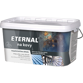 Eternal na kovy univerzální barva na všechny kovy, 407 červenohnědá, 5 kg Eternal na kovy univerzální barva na všechny kovy, 407 červenohnědá, 5 kg