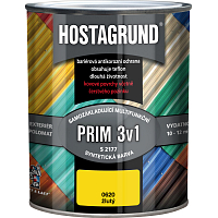 Hostagrund Prim 3v1 S2177 základní i vrchní barva na kov, 0620 žlutá, 600 ml