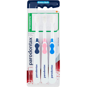 Parodontax Interdental Extra Soft zubní kartáčky pro mezizubní péči, tripack