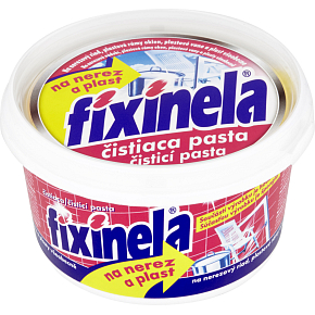 Fixinela na nerezové nádobí a plasty, čistící pasta, 200 g