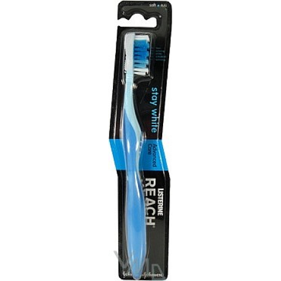 Listerine Reach Stay White měkký zubní kartáček 1 kus