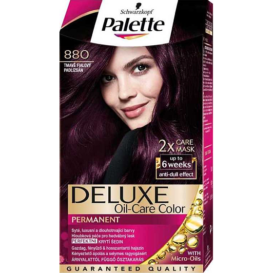 Schwarzkopf Palette Deluxe barva na vlasy 880 Tmavě fialová 115 ml