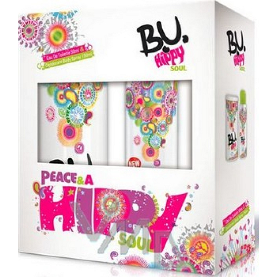 B.U. Hippy Soul toaletní voda 50 ml + deodorant sprej 150 ml, pro ženy dárková sada