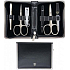 Kellermann 3 Swords Luxusní manikúra 6 dílná Articial Leather Black z vysoce kvalitní umělé kůže Black 5217 P N
