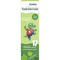 Vademecum Junior, zubní pasta pro děti, příchuť jablko, pro děti 0-6  let,  50 ml
