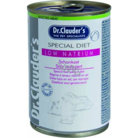 Dr. Clauders Special Diet Low Natrium kompletní superprémiové krmivo se sníženým obsahem sodíku a fosforu pro psy 400 g