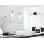 Nekupto Home Decor Dřevěná deska s háčky zelená 12 x 30 cm