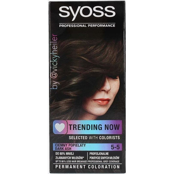 Syoss Trending Now barva na vlasy 5-5 Tmavý popelavý