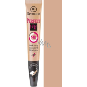 Dermacol Perfect Me Concealer zdokonalující korektor a rozjasňovač 01 Fair 7 ml