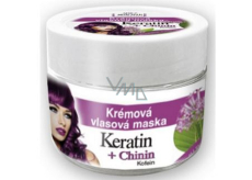 Bione Cosmetics Keratin & Chinin vlasová maska krémová 260 ml