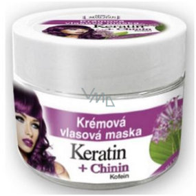 Bione Cosmetics Keratin & Chinin vlasová maska krémová 260 ml