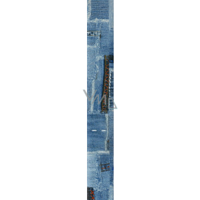 Nekupto Dárkový balicí papír 70 x 150 cm Modrý jeansy 869 40
