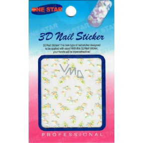 Nail Stickers 3D nálepky na nehty 1 aršík 10100 A8