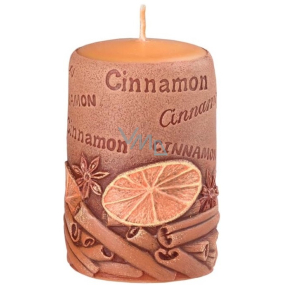 Candles Skořice Cinnamon vonná svíčka válec 50 x 80 mm