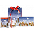 Castelbel Winter Wonderland - Zimní říše divů toaletní mýdlo 150 g + vonná svíčka 250 g + taštička v plechová dóze, vánoční kosmetická sada