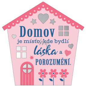 Albi Závěsná plaketka domeček Domov 9 x 10 cm