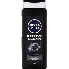 Nivea Men Active clean sprchový gel, 500 ml