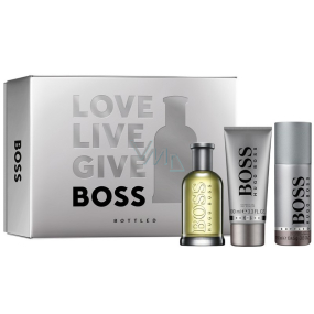 Hugo Boss No.6 Bottled toaletní voda 100 ml + sprchový gel 100 ml + deodorant sprej 150 ml, dárková sada pro muže