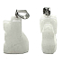 Křemen Pes přívěsek přírodní kámen, ručně broušená figurka 1,8 x 2,5 x 8 mm, nejdokonalejší léčitel