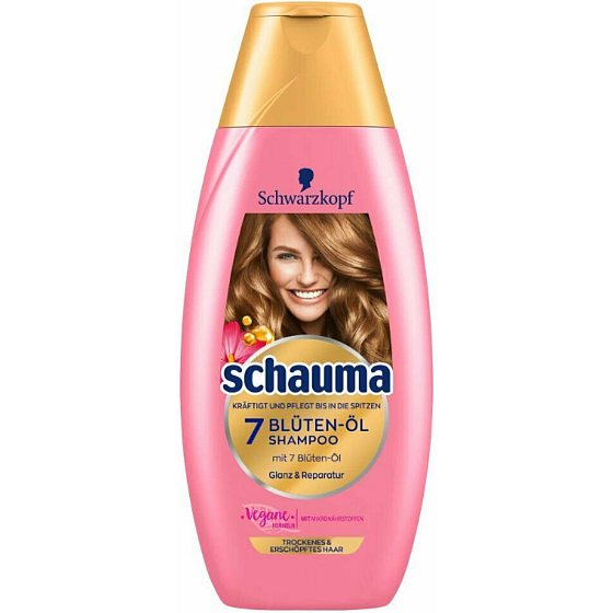 Schauma 7 Blossom Oil regenerační šampon pro suché a vyčerpané vlasy 350 ml