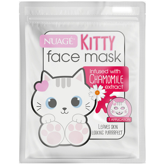 Nuagé Kitty maska na obličej s heřmánkovým extraktem 1 kus