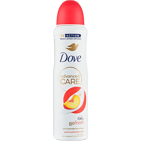 Dove Advanced Care Peach & White Blossom antiperspirant sprej, 150 ml