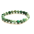 Smaragd kámen náramek elastický přírodní kámen, kulička 8 - 9 mm / 16 - 17cm, Emerald A+++, pravda-láska-štěstí-prosperita-kreativita