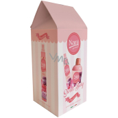 Naní Makronky tělová mlha 75 ml + sprchový gel 300 ml, kosmetická sada pro ženy