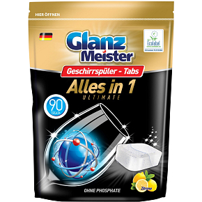Glanz Meister tablety do myčky All in 1 – 90 ks