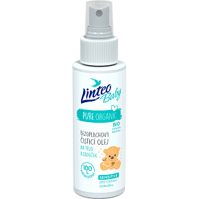 Linteo Baby bezoplachový čisticí olej na tělo a zadeček Sensitive, 100 ml