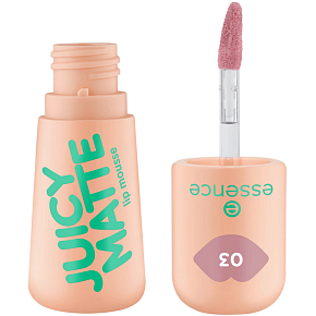 Essence JUICY MATTE pěna na rty 03 Nude Pink, 2,7 ml