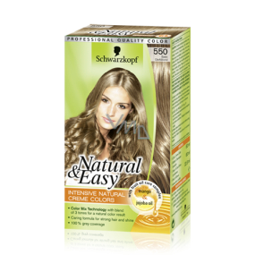 Schwarzkopf Natural & Easy barva na vlasy 550 Tmavě plavý satén