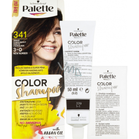 Schwarzkopf Palette Color tónovací barva na vlasy 341 Tmavě čokoládový