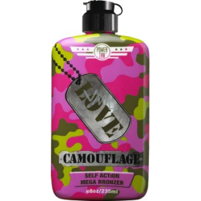 Power Tan Love Camouflage tělové mléko pro opalování v soláriu 235 ml