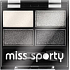 Miss Sporty Studio Colour Quattro oční stíny 404 Real Smoky/Smoky Black 3,2 g