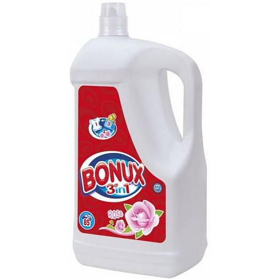 Bonux Rose 3v1 tekutý prací gel 85 dávek 5,525 l