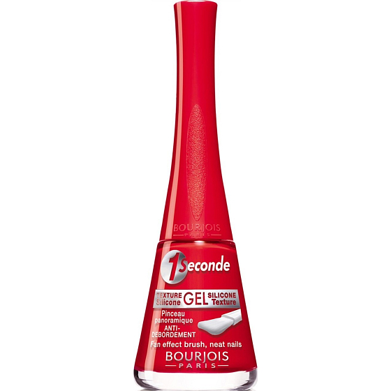 Bourjois 1 Seconde Gloss lak na nehty 10 Rouge Poppy 9 ml