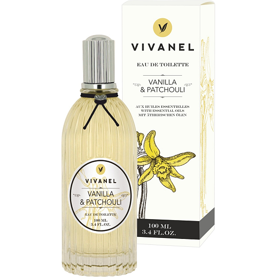 Vivian Gray Vivanel Vanilla & Patchouli luxusní toaletní voda s esenciálními oleji pro ženy 100 ml
