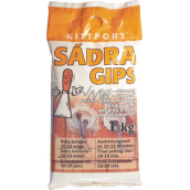 Kittfort Sádra Gips šedá - stavební 1 kg