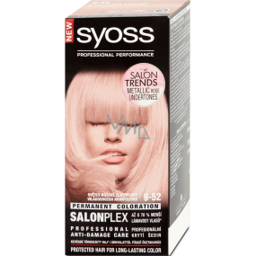 Syoss Color SalonPlex barva na vlasy 9-52 Růžově zlatoplavý