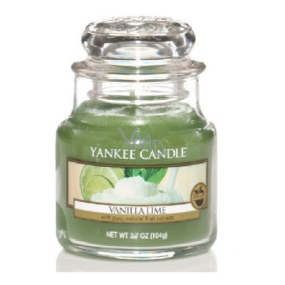 Yankee Candle Vanilla Lime - Vanilka s limetkou vonná svíčka Classic malá sklo 104 g