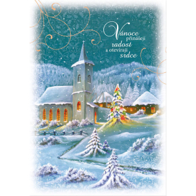 Ditipo Hrací přání Vánoce přinášejí radost a otevírají srdce Dětský pěvecký sbor Půlnoční 224 x 157 mm