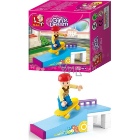 EP Line Sluban Girl's Dream Skejťák stavebnice 23 dílků, doporučený věk 6+