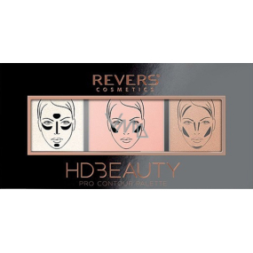 Revers HD Beauty Pro Contour Palette konturovací paletka 03 12 g