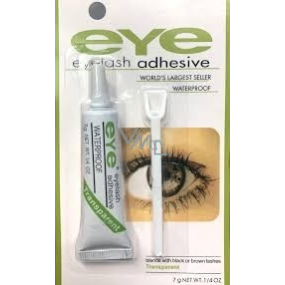 EyelaShes Adhesive lepidlo na umělé řasy Transparent čiré 7 g