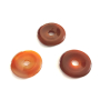 Karneol Donut přírodní kámen 30 mm, Učí nás tady a teď