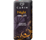 Carin Night Wings Long & Soft hygienické vložky s křidélky 10 kusů