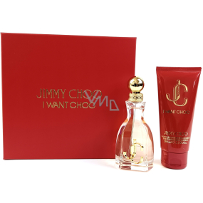Jimmy Choo I Want Choo parfémovaná voda 60 ml + tělové mléko 100 ml, dárková sada pro ženy